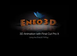 3d animation with final cut pro x book cover image
