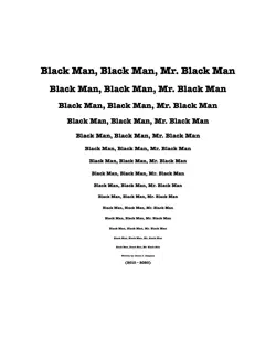 black man, black man, mr. black man book cover image