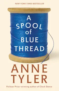 a spool of blue thread book cover image
