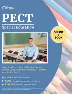 pect special education prek-8 and 7-12 study guide book cover image