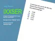 IXXSER eBook synopsis, comments