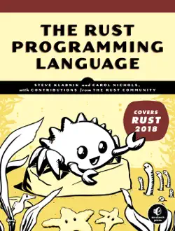 the rust programming language (covers rust 2018) book cover image