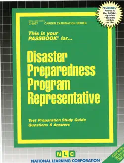 disaster preparedness program representative book cover image