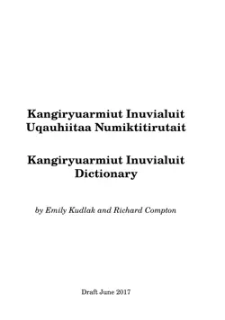 kangiryuarmiut inuvialuit dictionary book cover image
