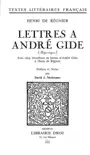 Lettres à André Gide sinopsis y comentarios