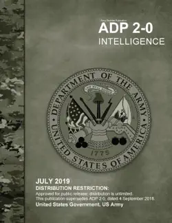 army doctrine publication adp 2-0 intelligence july 2019 book cover image