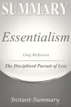 Essentialism by Greg McKeown - Book Summary synopsis, comments