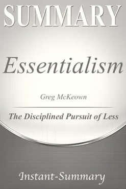 essentialism by greg mckeown - book summary book cover image