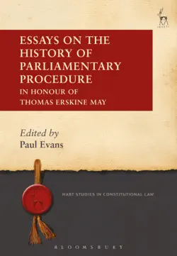 essays on the history of parliamentary procedure book cover image