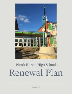 north rowan high school renewal plan book cover image