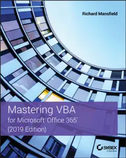 mastering vba for microsoft office 365 book cover image
