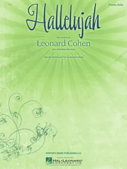 hallelujah - piano solo book cover image