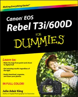 canon eos rebel t3i / 600d for dummies book cover image