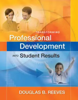 transforming professional development into student results book cover image