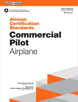 airman certification standards: commercial pilot airplane book cover image