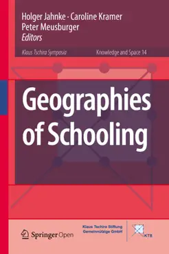 geographies of schooling book cover image