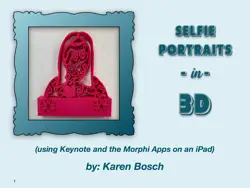 selfie portraits in 3d book cover image