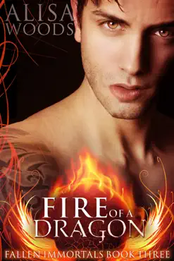 fire of a dragon (fallen immortals 3) book cover image