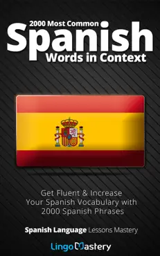 2000 most common spanish words in context book cover image