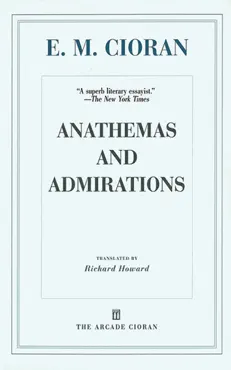 anathemas and admirations book cover image