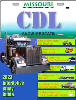 cdl missouri commercial drivers license exam prep 2023 book cover image