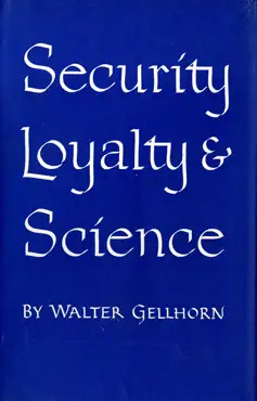 security, loyalty, and science book cover image