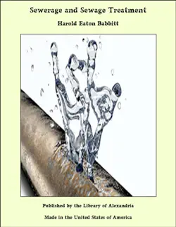 sewerage and sewage treatment book cover image
