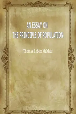 an essay on the principle of population book cover image