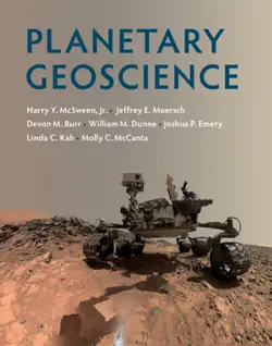 planetary geoscience book cover image