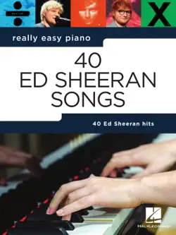 ed sheeran - really easy piano songbook book cover image