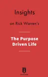 Insights on Rick Warren's The Purpose Driven Life sinopsis y comentarios