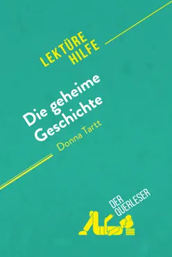 die geheime geschichte von donna tartt (lektürehilfe) imagen de la portada del libro
