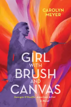 girl with brush and canvas book cover image