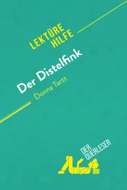 der distelfink von donna tartt (lektürehilfe) imagen de la portada del libro