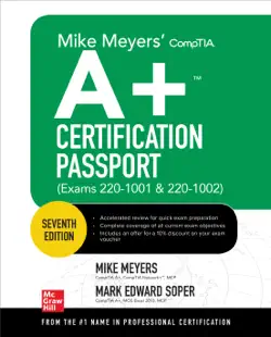 mike meyers' comptia a+ certification passport, seventh edition (exams 220-1001 & 220-1002) book cover image