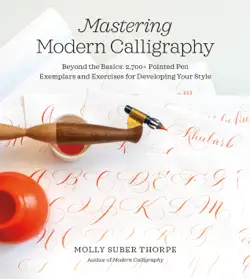 mastering modern calligraphy book cover image