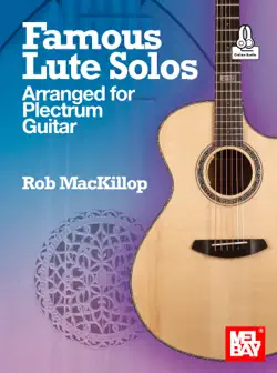 famous lute solos arranged for plectrum guitar book cover image