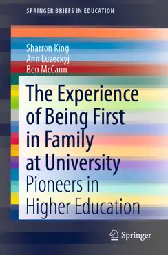 the experience of being first in family at university book cover image