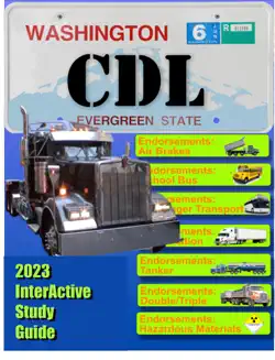 cdl washington commercial drivers license exam prep 2023 book cover image