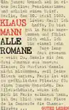 Klaus Mann - Alle Romane synopsis, comments