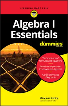 algebra i essentials for dummies book cover image