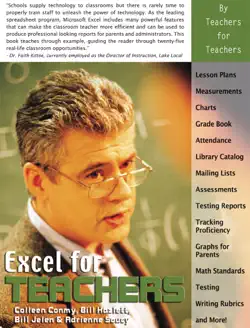 excel for teachers book cover image