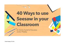 40 ways to use seesaw in your classroom book cover image