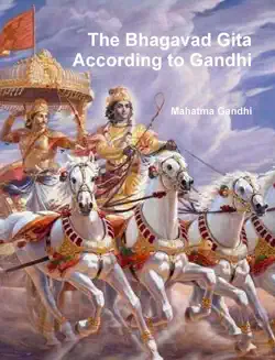 the bhagavad gita according to gandhi book cover image