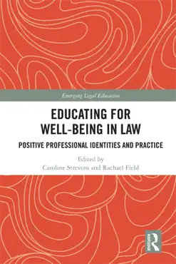 educating for well-being in law book cover image