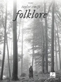 taylor swift - folklore easy piano songbook book cover image