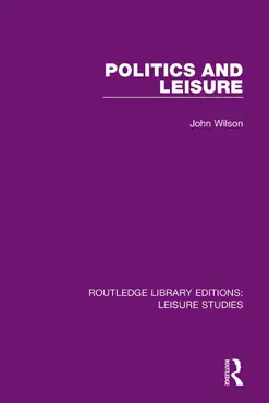 politics and leisure book cover image