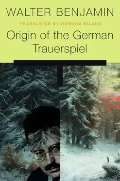 origin of the german trauerspiel book cover image