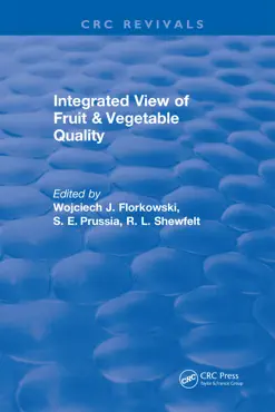 integrated view of fruit and vegetable quality book cover image