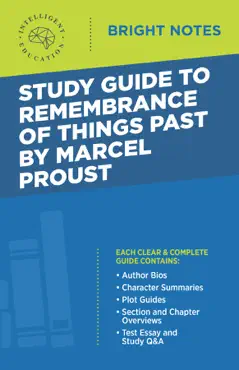study guide to remembrance of things past by marcel proust imagen de la portada del libro